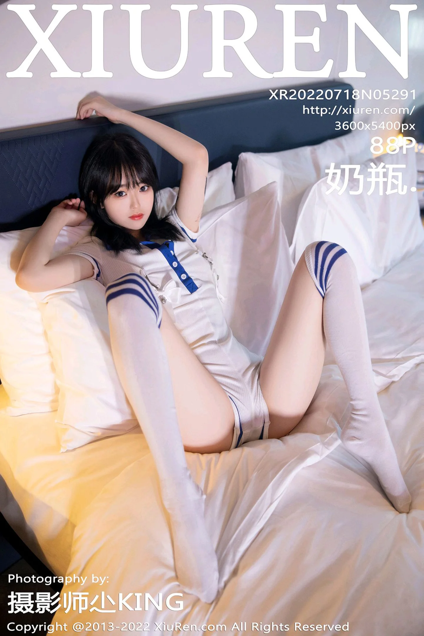 [XiuRen秀人网]No.5291_模特奶瓶性感白色水手服饰配白色长袜秀苗条身材迷人美腿写真88P-秀人网 - XiuRen.Xyz